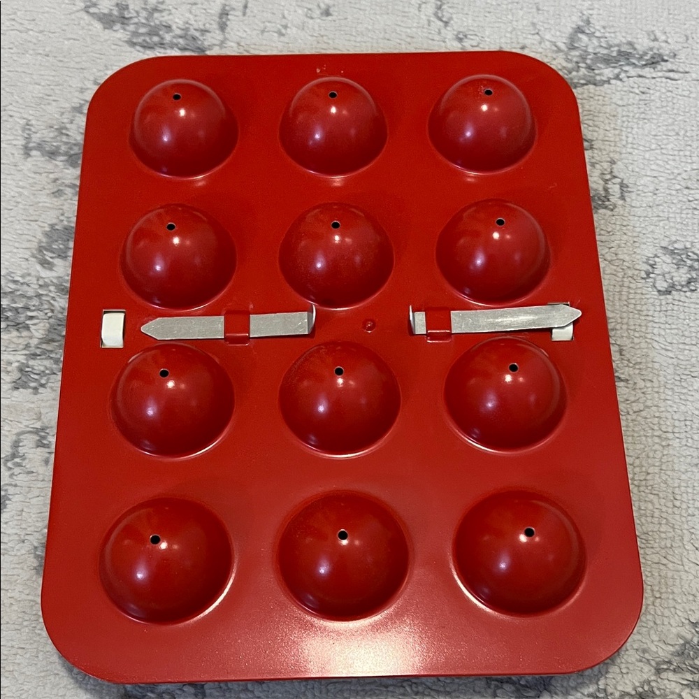 Red Cake Pop Maker Mold
